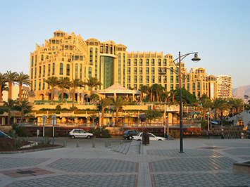 Queen of Sheba, Eilat, Israel. 
Facades Design: Ilya Lenda Architect.