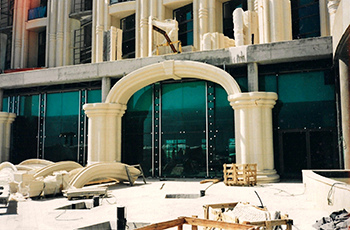 Queen of Sheba, Eilat, Israel. 
Facades Design: Ilya Lenda Architect.