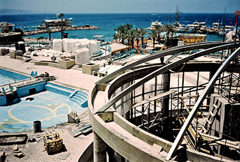 Queen of Sheba, Eilat, Israel. 
Facades Design: Ilya Lenda Architect.