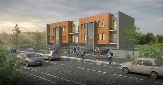 Modular Apartments House in Sofia.
Ilya Lenda Architect