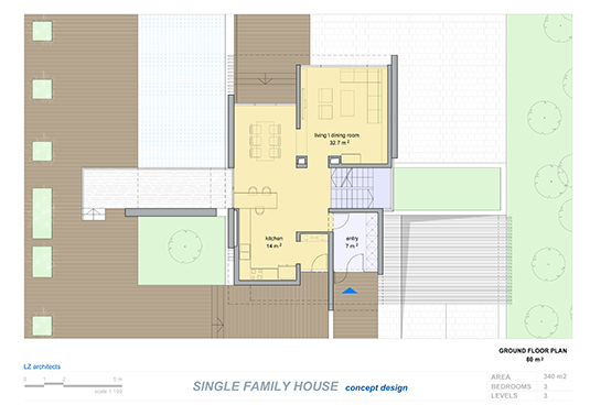 Family House.
Kambanite, Sofia.
Ilya Lenda, Architect.