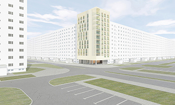 East Berlin Concept Apartments House.
Ilya Lenda Architect.