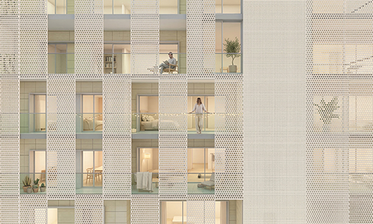East Berlin Concept Apartments House.
Ilya Lenda Architect.