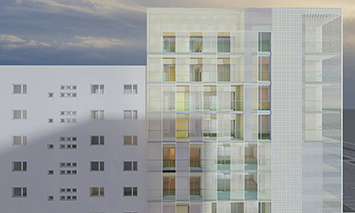 East Berlin Concept Apartments House.
Ilya Lenda Architect.