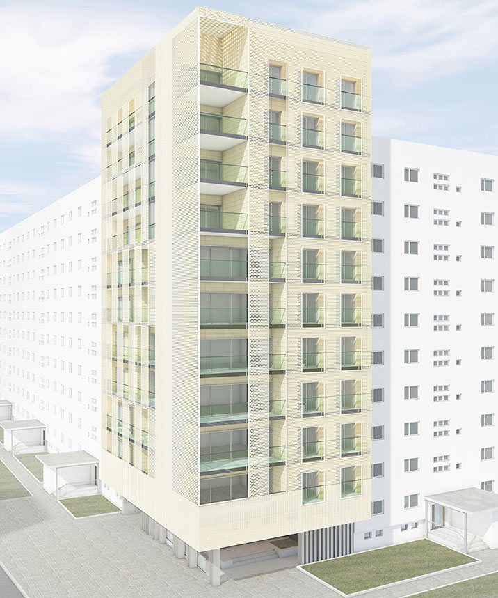 East Berlin Concept Apartments House.
Ilya Lenda Architect.