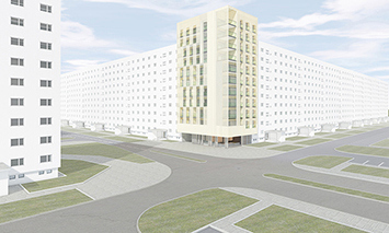 East Berlin Concept Apartments House.
Ilya Lenda Architect.
