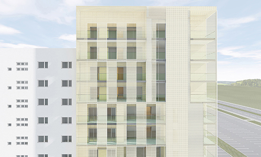 East Berlin Concept Apartments House.
Ilya Lenda Architect.