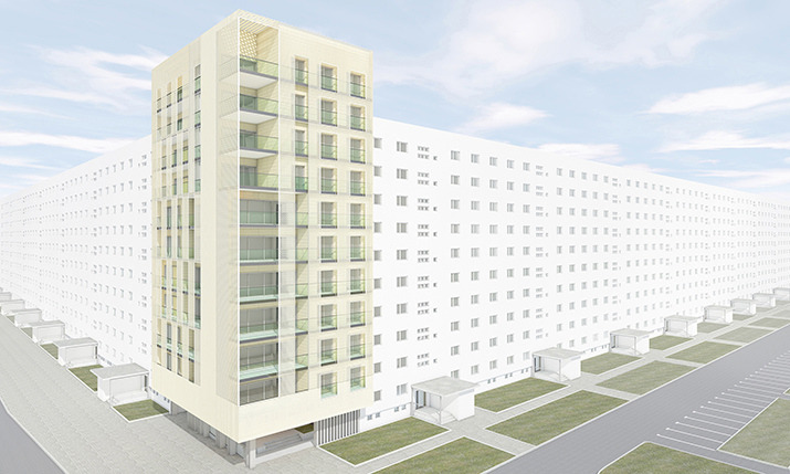 East Berlin Concept Apartments House.
Ilya Lenda Architect.