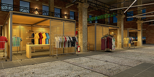MLP Home & Fashion Market
Refurbishment of Industrial Building.Lyubertsy, Moscow Region.
Ilya Lenda Architect.